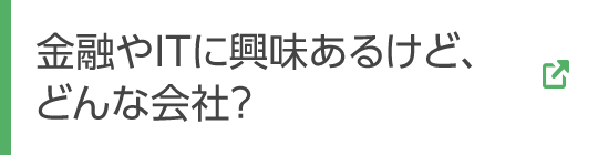 金融やITに興味あるけど、どんな会社？